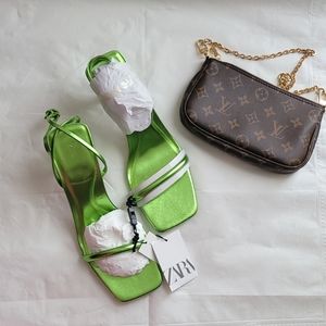 Zara's dreamy green heels
